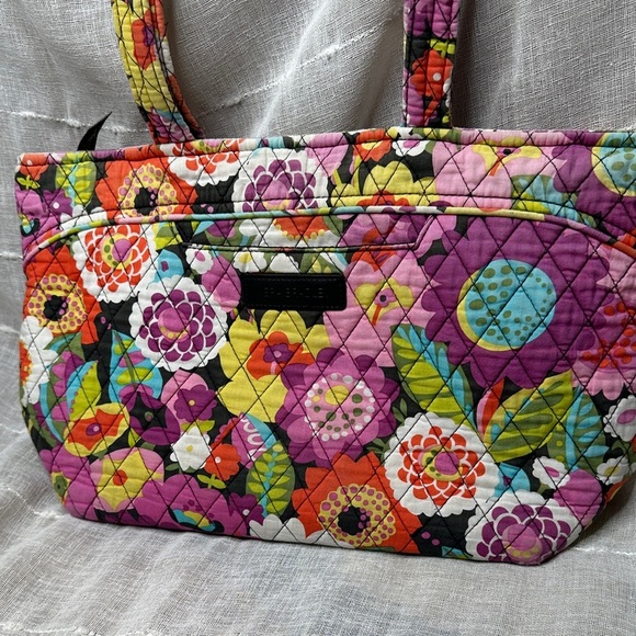 Vera Bradley Va Va Bloom Pattern Iconic Grand Tote Floral Designer Travel GUC - Picture 2 of 15